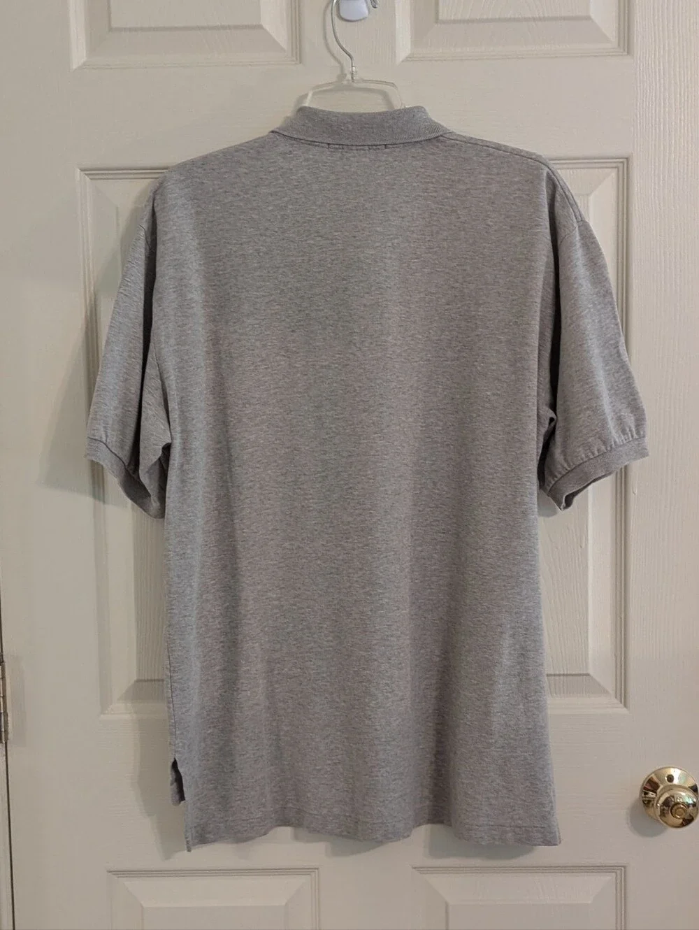 Polo by Ralph Lauren Short Sleeved Heathered Gray Men's Polo Shirt M